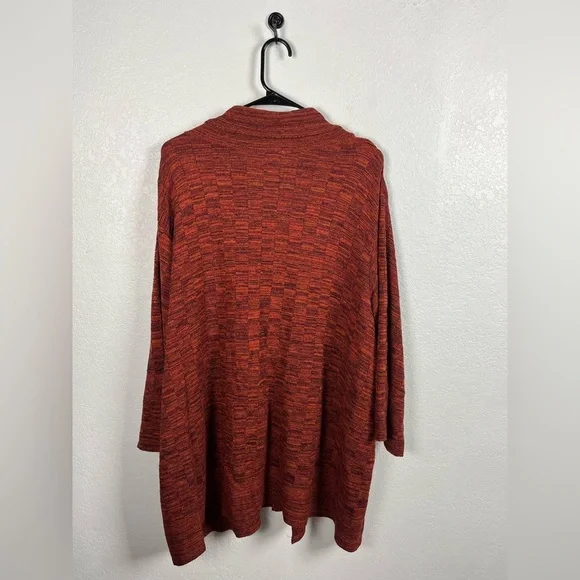 Liz & Me Women's Rust Sweater Cardigan Rust Brown Sz 4X 30/32W Fall Casual Wear - Picture 4 of 9